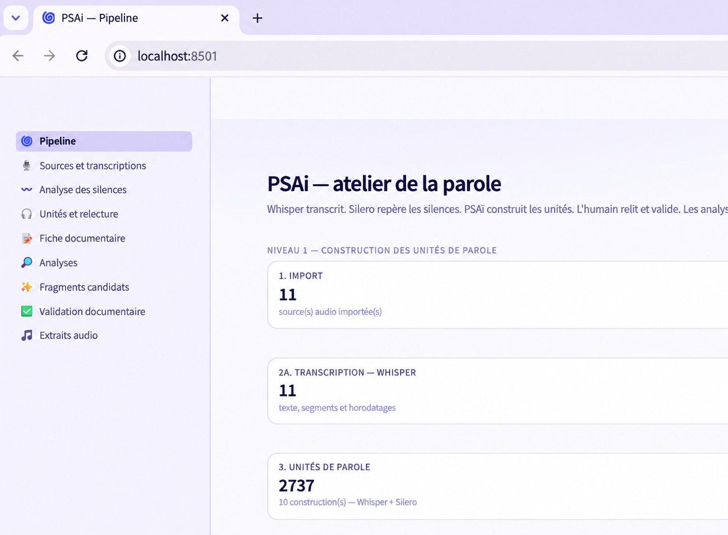 Psai production